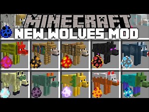 Minecraft NEW WOLF MOD / SPAWN NEW PET WOLVES AND DESTROY THE ZOMBIE APOCALYPSE !! Minecraft Mods