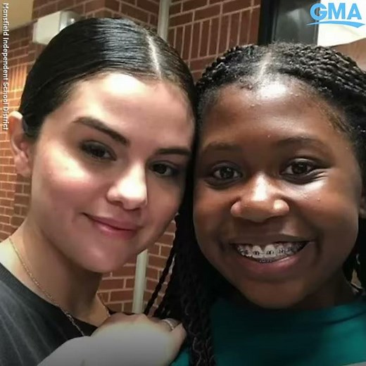 Selena Gomez heads back to her middle school | GMA Digital