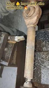 🔩#Rethreading #athe #work tricks #welding #metalwork #automobile #tools #machine #creative #carbide