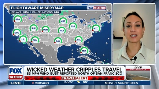 TRAVEL TROUBLE ✈️: Travel expert Katy Nastro joined FOX Weather as wicked weather continues to impact flights around the U.S. and provided inside scoop on traveling during the holiday season. | FOX Weather