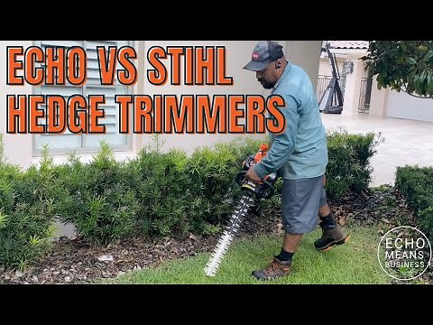 ECHO HC-2810 vs STIHL HS82T Hedge Trimmers - Which one is better? #UAGCompare