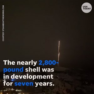 Record-breaking firework explodes over snowy Colorado mountain