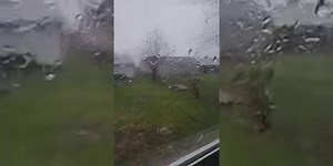 Resident captures moment when neighbor's roof blew off  | Latest Weather Clips | FOX Weather