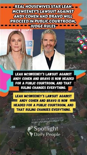Leah McSweeney Lawsuit Stays Public ⚖️ #Bravo #AndyCohen #Shorts