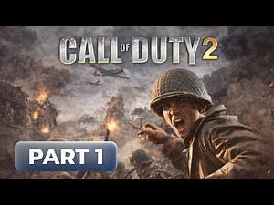 Call of Duty 2 Gameplay Walkthrough Chapter 1 - No Commentary
