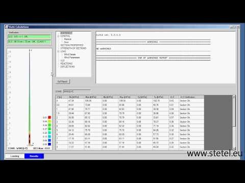 Wind load calculations poles