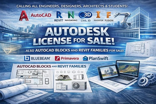 Autodesk Lifetime License for Sale (Versions 2023–2026) using your own Autodesk account. - Available Now 🤩 Also available: Bluebeam Revu, PlanSwift, Primavera P6, HVAC and Plumbing Excel Calculation Files, AutoCAD Blocks for HVAC Design, Revit Families, and HVAC, Plumbing and Fire Protection Learning Materials. 💻🏗️ DM me for inquiries and details. 📧 #fyp #autodesk #hvac #calculation #autocadrevit