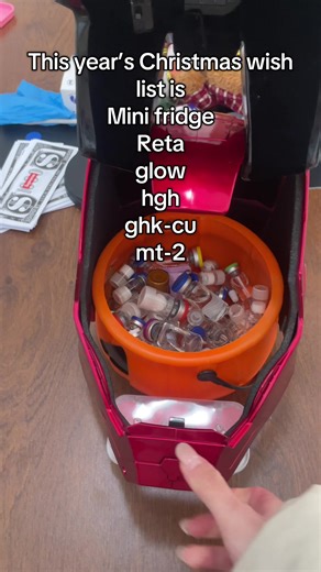 Dear Santa Claus #peptide #minifridge #mt2 #ghkcu #fyp