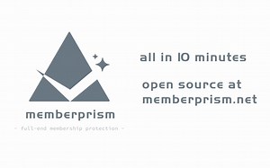开源项目 MemberPrism，用 10 分钟给静态网站添加会员管理、订阅和内容保护功能