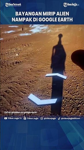 BAYANGAN MIRIP ALIEN NAMPAK DI GOOGLE EARTH #Shorts