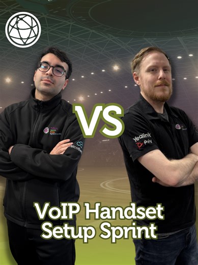The Handset Setup Sprint is officially underway! 💨 The challenge is simple. Who can set up one of our desk phones the fastest? It’s Dan from Tech Support versus our newly appointed Sales Manager, Peter. Peter might have recently changed job roles, but the big question is… can he still set up a desk phone at speed? Two phones. One winner. Bragging rights on the line. What competitions do you want to see between Dan and Peter? Let us know if you have any ideas!! 👇 #handset #voip #telephony #fun 