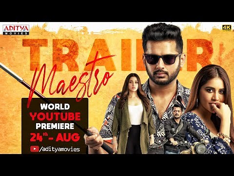 Maestro Trailer Hindi | Nithiin, Tamannaah Bhatia, Nabha Natesh | South Movie 2024 | Aditya Movies