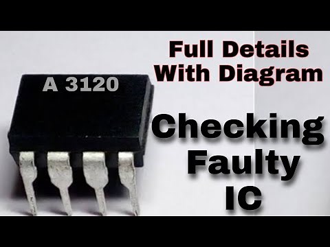 #EP-219 A3120 IC Details using Datasheet,, Checking Procedure Of faulty IC. (IGBT Driver IC)