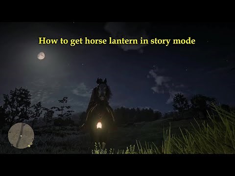 How to get Horse Lantern in story mode [Red Dead Redemption 2]