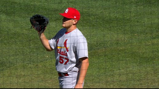 Zack Thompson makes MLB debut