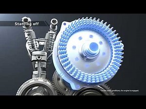 How does the hybrid system of a Toyota car work?