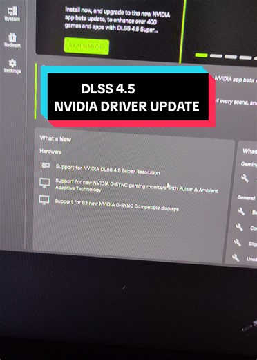 NVIDIA Driver Update DLSS 4.5: Ang Ganda ng Update!
