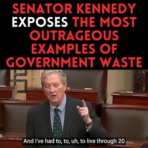 1M views · 56K reactions | Senator Kennedy EXPOSES the Most Outrageous Examples of Government Waste. | DC Swamp | Facebook