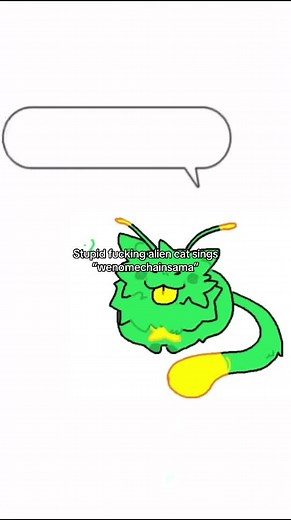 Alien Cat Sings 'Wenomechainsama' - Rule 64 Gnarpy