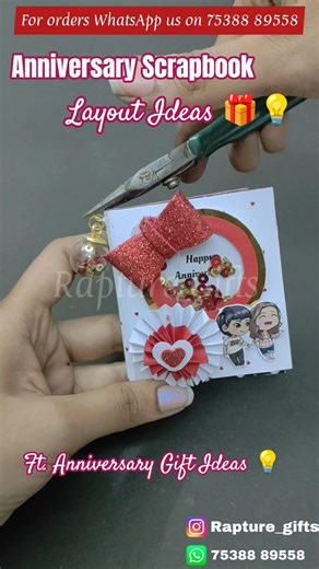 Mini Scrapbook Album🎁👩‍❤️‍💋‍👨 Tutorial | Mini Photo Book Album | Birthday gift ideas