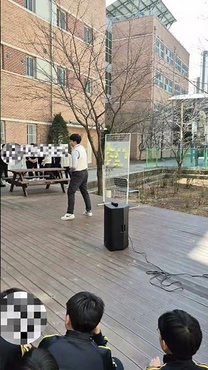 청계중에 등장한 사자보이즈 전교회장 정진우의 소다팝 #정계중학교#소다팝#중학교#이벤트