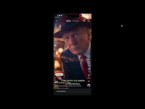 Trump singing Fake News Blues