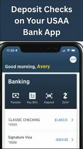 USAA Mobile Check Deposit Tutorial 📲