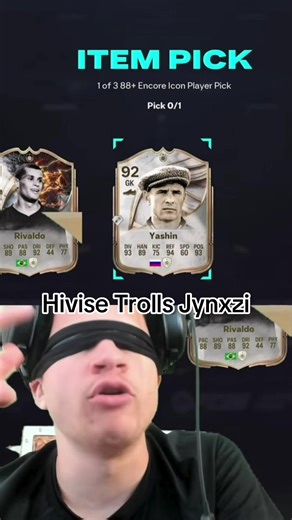Hivise trolls jynxzi #jynxzi #jynxziclips #funny #troll #eafc26 @Jynxzi