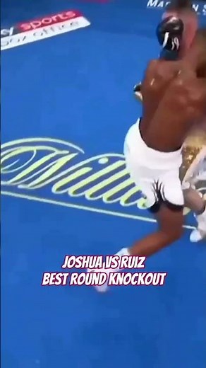 JOSHUA VS RUIZ,BEST ROUND KNOCKOUT!#joshua #ruizortiz #JOSHUAVSRUIZ #boxingshorts #shorts #knockout