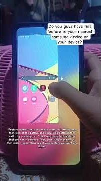 Samsung's Hidden features | Samsung A01 + and more like the s series. | #teamsamsung #samsungsseries