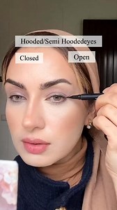 140K views · 590 reactions | Hooded eyes tips #hoodedeyesmakeuptips #hoodedeyesmakeup #eyeliner #fyp #foryou. | Samira Atas | Facebook
