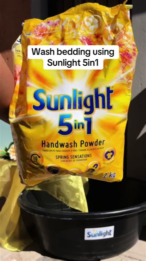 Wash Bedding with Sunlight 5in1 for Bright Results