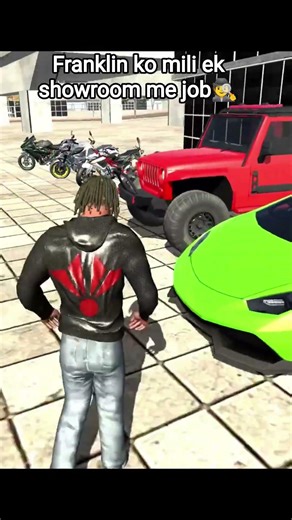 # Franklin ko mili ek showroom me job 🕵️# Jay gaming 1 indian bike game 3d # viral video