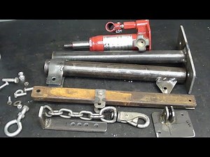 TUBAL-CRANE MAKE A SKY CRANE for Bridgeport Mill Vises pt 1 #727 mrpete222