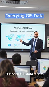 Querying GIS Data It works by asking simple questions like “show all areas with this name, size, or value.” This helps users quickly find exactly what they need from large datasets. #ergonomicdesign, #classroomactivities, #artificialintelligence, #education, #criticalthinking, #contentcreation, #highperformance, #ai, #energysavings, #socialmedia #querying | Remote Sensing and GIS, Onidex Geo-Spatial Solutions - Platform