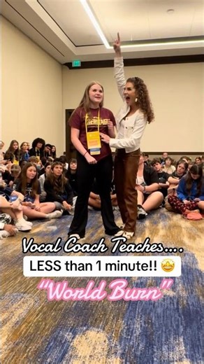 Belt in Under a Minute | Vocal Coach Fixes “World Burn” from Mean Girls