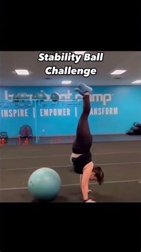 Stability Challenge Gone Wild 😳 | Air Ball Handstand Test