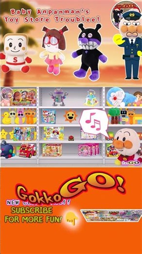 Baby Anpanman Escapes to Toy Store! 👶｜ Kids Short Clip