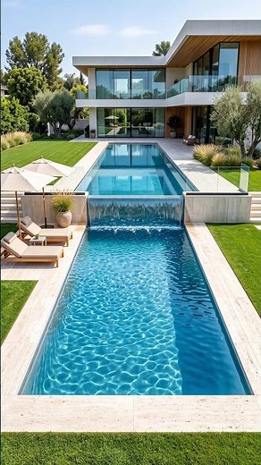 From an Empty Backyard to a Split Rectangle Infinity Pool | Luxury Two-Level Pool Design
