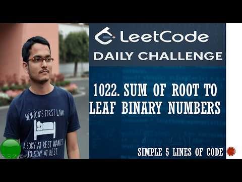 1022. Sum of Root To Leaf Binary Numbers | Leetcode Daily Challenge