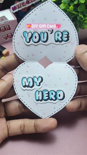 💖 “#1 DAD” Heart Suit Card 💼 | Best Handmade Card Idea 💥 #shorts