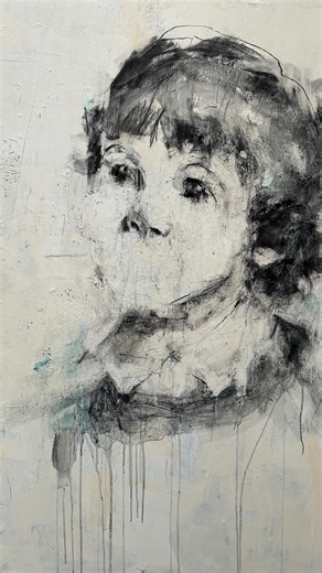 Louise Fletcher on Instagram: "Making art is a constant reminder that we are not in control of very much. That actually, when we simply let creativity come through, rather than trying to manage it, magic happens. Today I accidentally discovered a new way to work with charcoal - a way that allows me to get all kinds of exciting effects. Not ready to share that yet - but it happened when I got out of my own way and stopped trying to dictate the outcome. Art-making is magic and we are so lucky!"