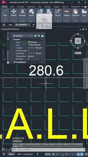How to choose the order of objects in AutoCAD