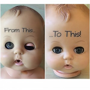 Wide Neck Doll Eye Replacement Kit: Doll Repair & Restoration - Etsy