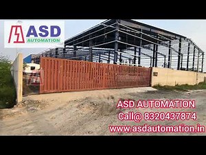 Motorized Sliding Gate | Industrial Automatic Gate by ASD AUTOMATION