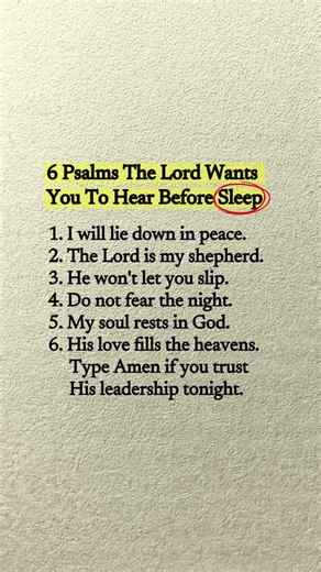 Trouble Sleeping? Listen To These 6 Psalms #insomnia #prayer #psalms