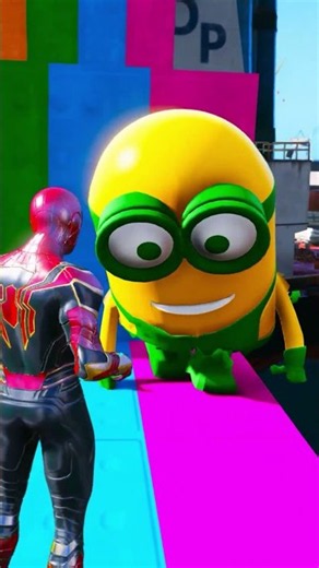 GTA 5 Epic Ragdolls RED SPIDERMAN VS RED MINION VS GREEN MINION (Physics & Funny Fails) ep.1