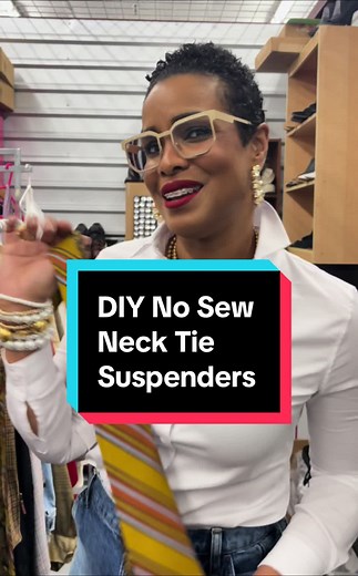 DIY Necktie and Suspenders Tutorial | How to Make and Wear