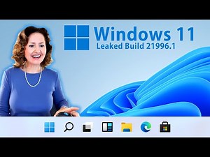 Mum Tries Out Leaked Windows 11 Build 21996.1 (2021)