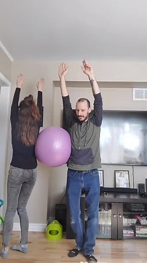 Couple Goals: Fun Exercise Ball Challenge
